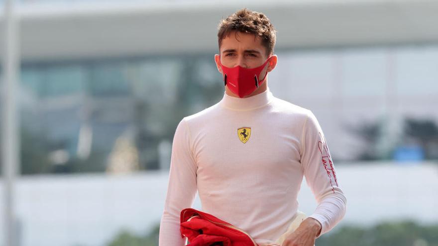 El piloto de Ferrari Charles Leclerc.