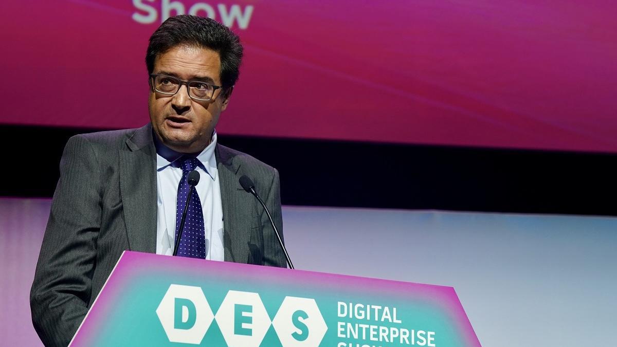 El ministro Óscar López, este martes en el foro DES de Málaga.