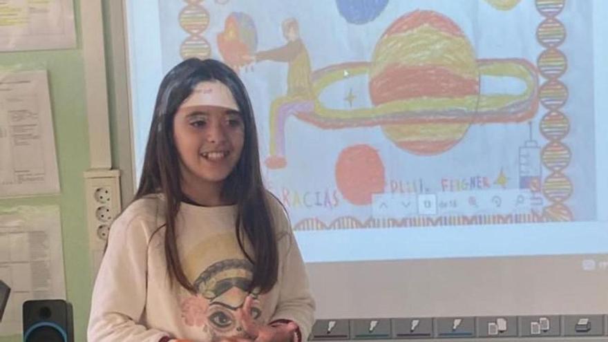 Daniela, la gijonesa de 10 años que emocionó a uno de los padres de la vacuna contra el covid