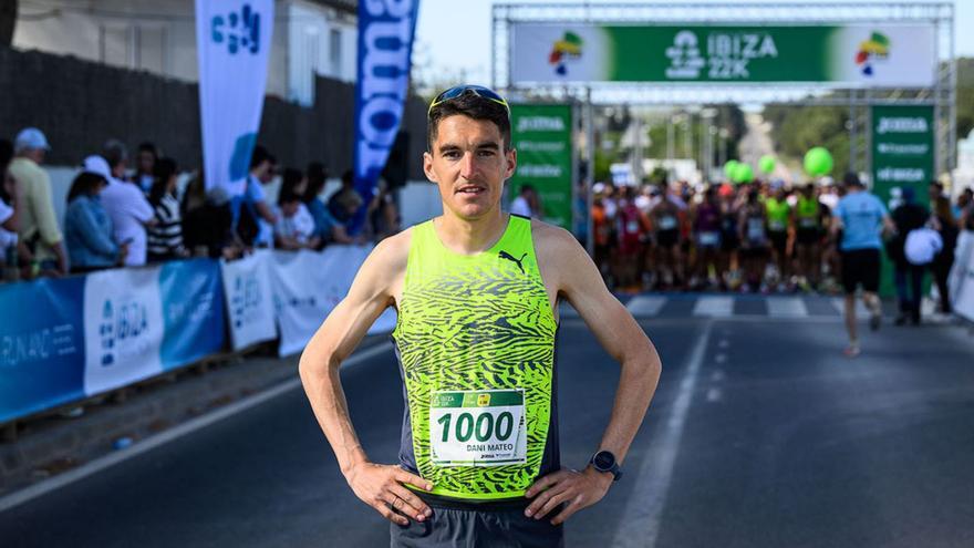 El atleta olímpico Dani Mateo estará de nuevo en la isla en la edición de 2024 del Santa Eulària Ibiza Marathon.