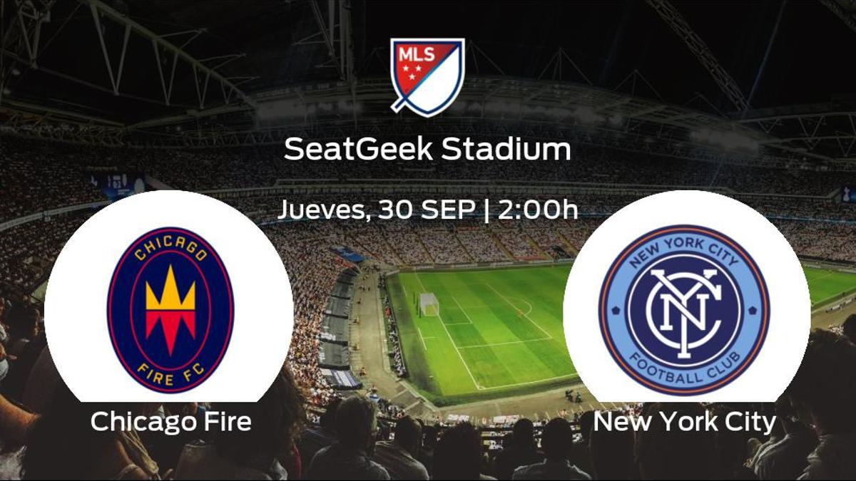 Jornada 36 de la Major League Soccer: previa del duelo Chicago Fire - New York City