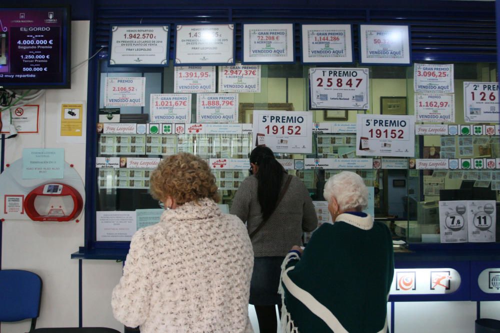 Lotería de Navidad 2016 en Málaga