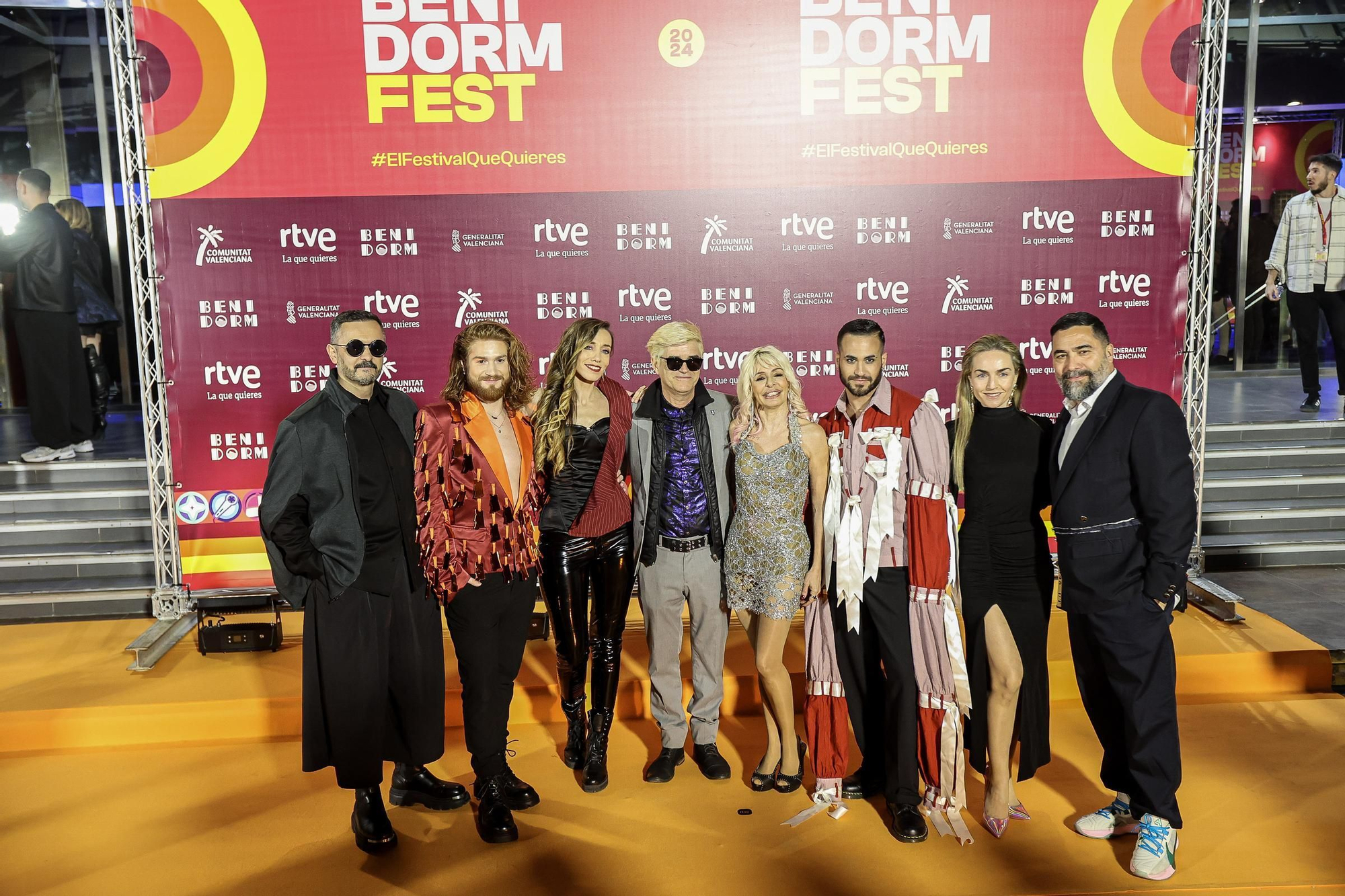 Alfombra naranja Benidorm Fest