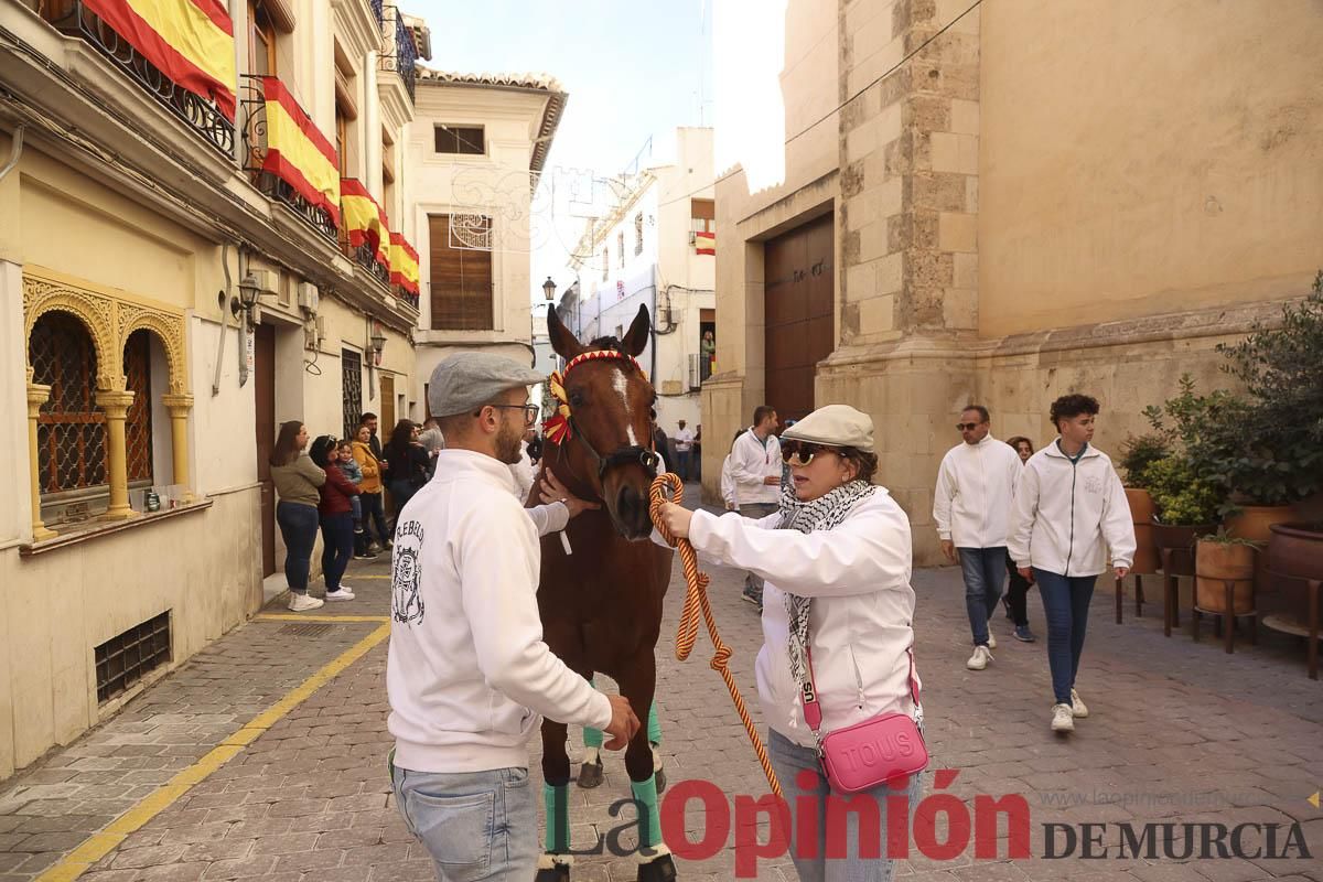 Concurso de caballo a pelo: pasacalles hasta el Hoyo en Caravaca