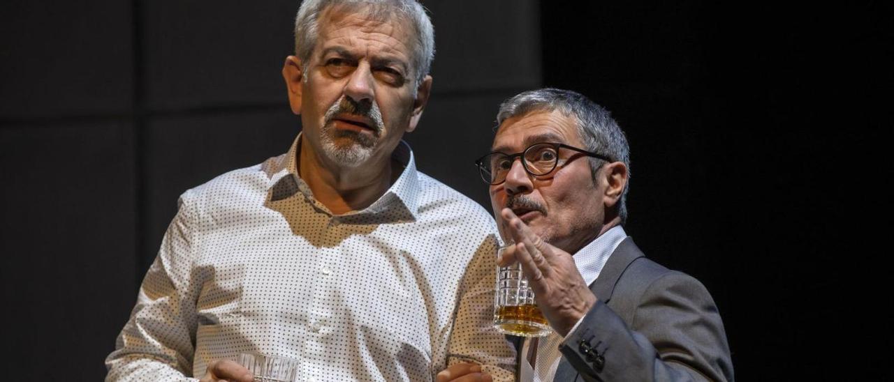 Carlos Sobera y Ángel Pardo, en ‘Asesinos todos’, obra que se podrá ver en el Auditorium.