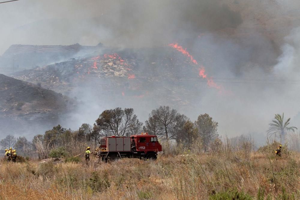 Incendio en Portman