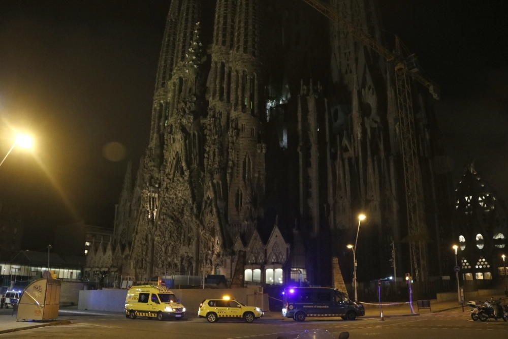 Falsa alarma a la Sagrada Família