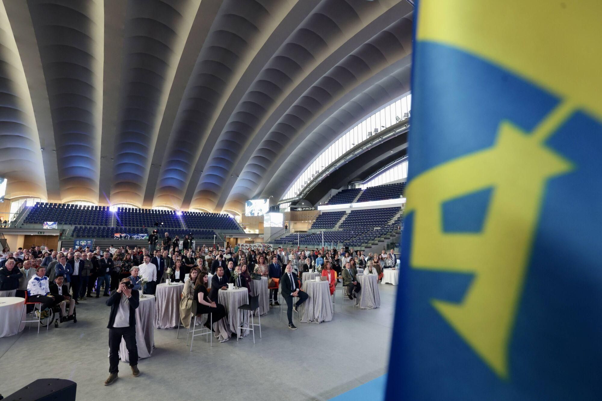 El Palacio de los Deportes de Oviedo, escenario del examen final para ser Ciudad Europea del Deporte