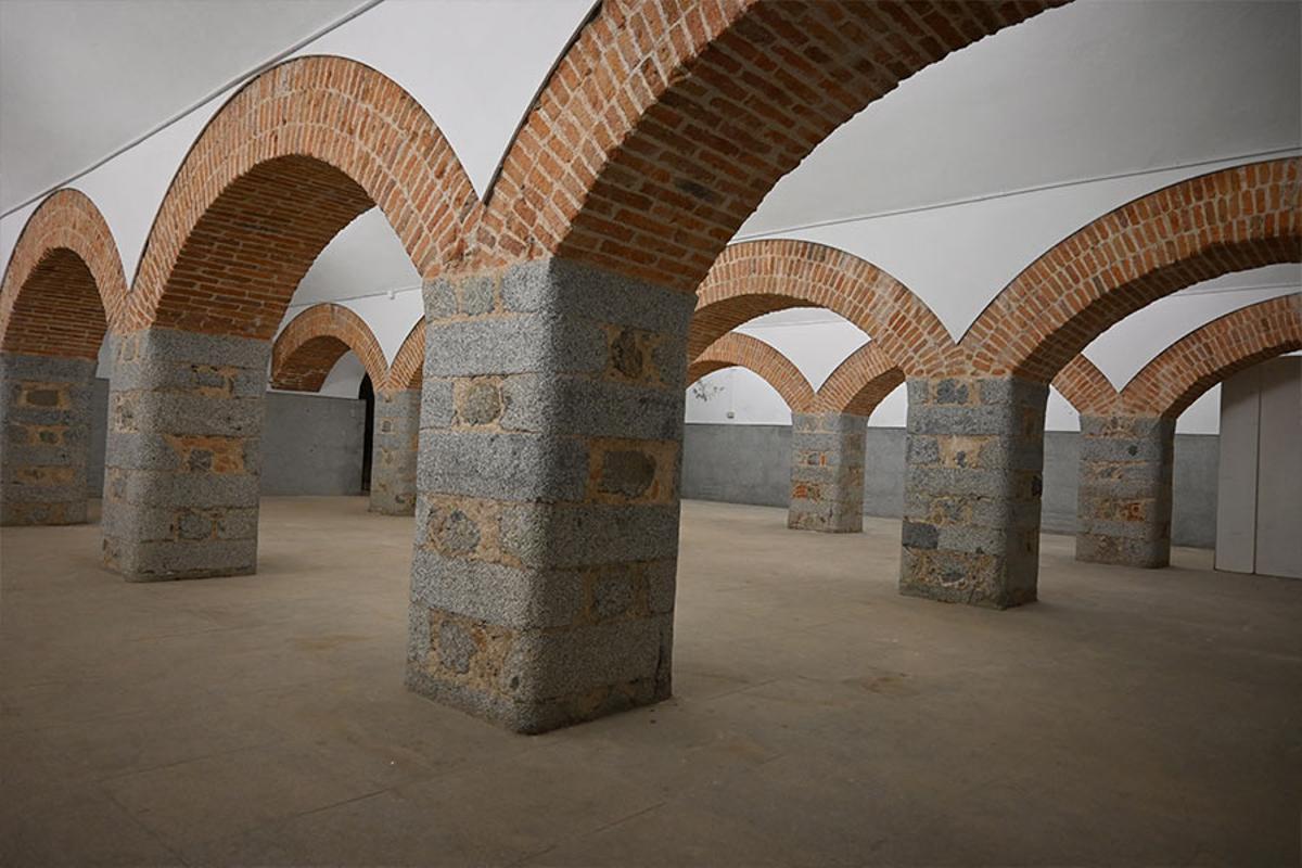 Las naves del refugio antiaéreo de Villanueva de Córdoba.