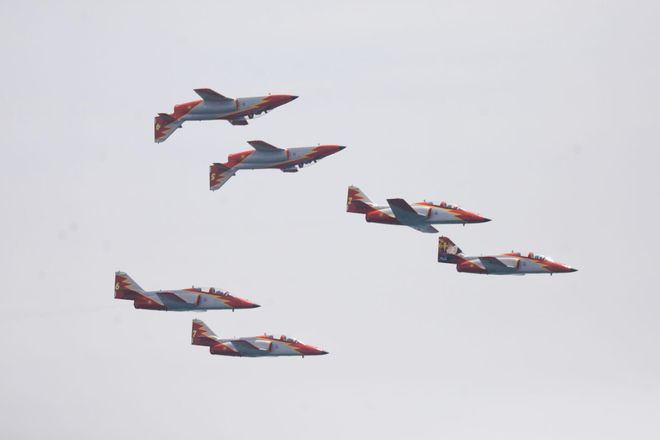El Festival Aire25 por los 40 años de la Patrulla Águila, en imágenes