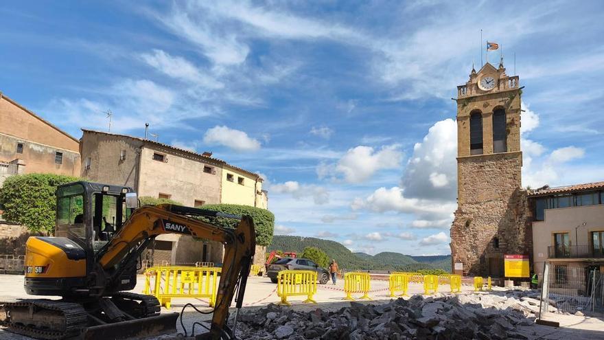 Artés posa en marxa les obres per transformar l'entorn de la plaça Vella