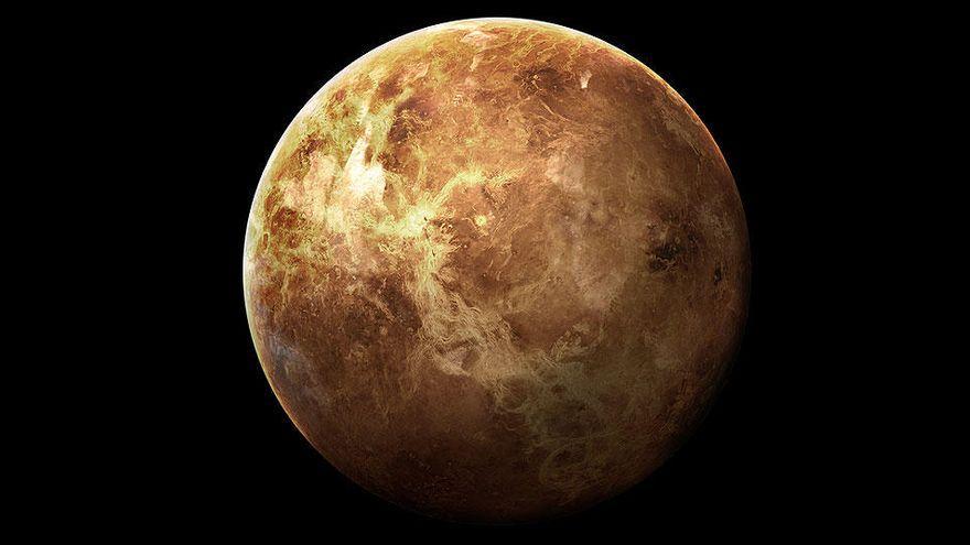 Una recreación del planeta Venus.