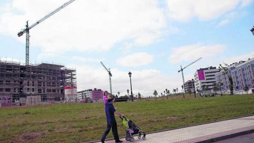 La zona residencial de Prado de la Vega, en construcción.