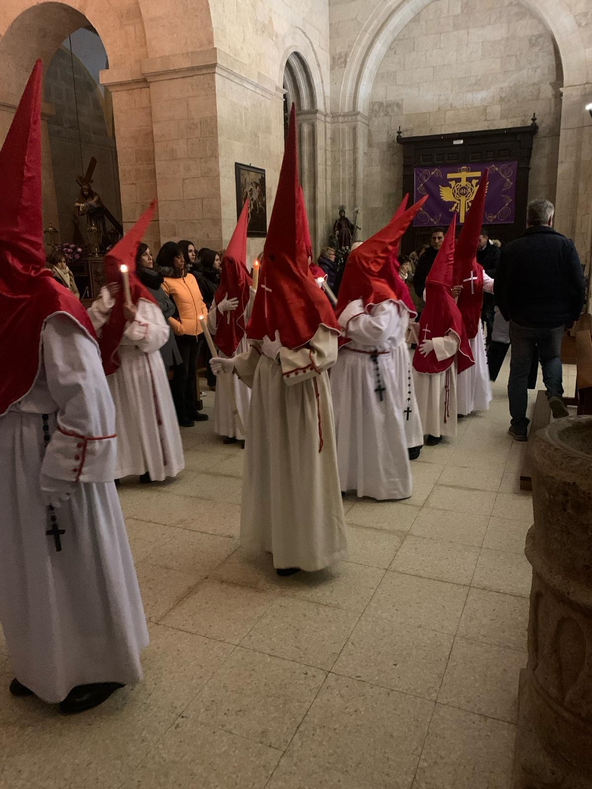 Acto de la Cofradía del Silencio en Fuentesaúco