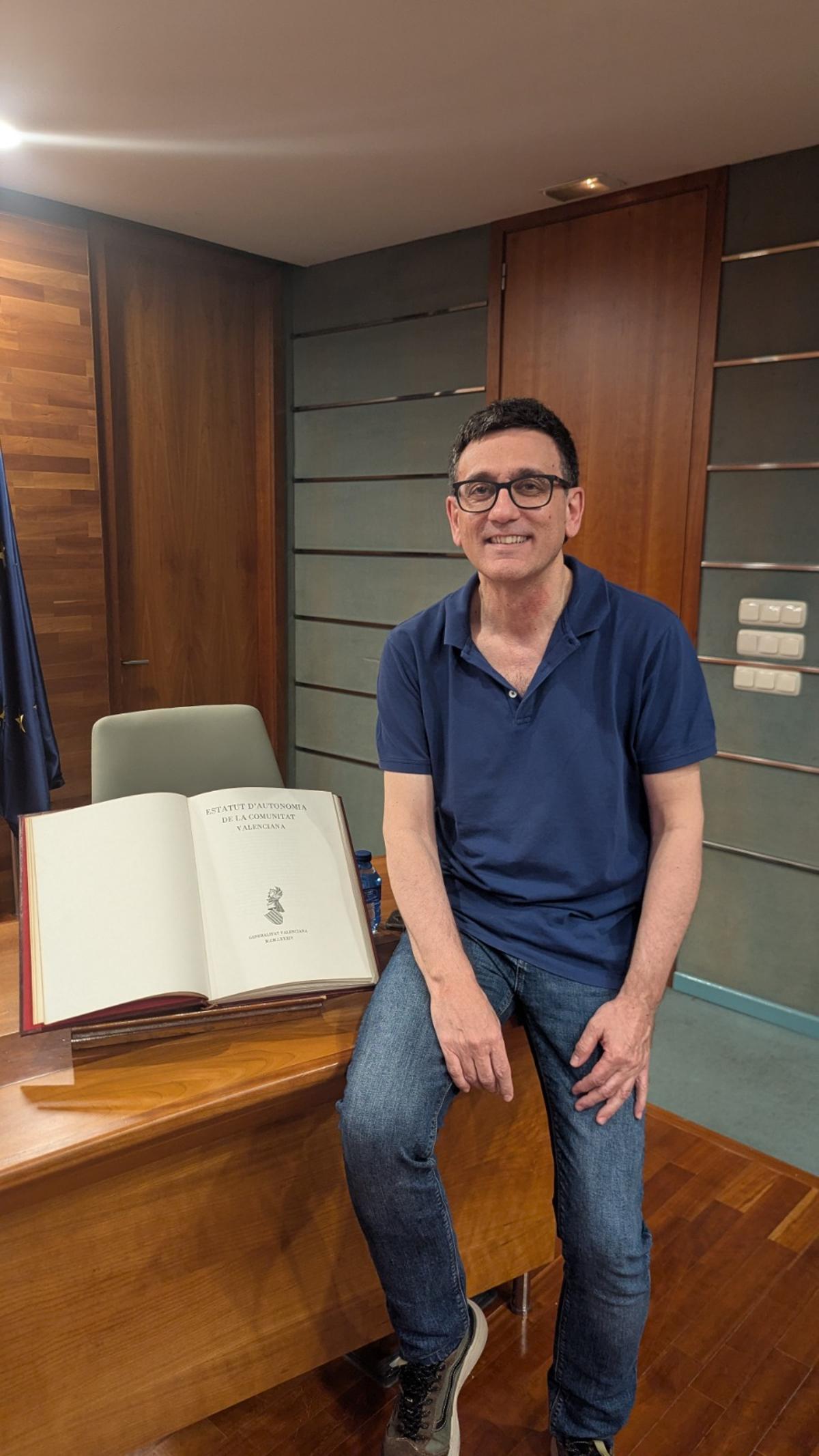 El portavoz de Compromís per Torrent, Xavier Martí.