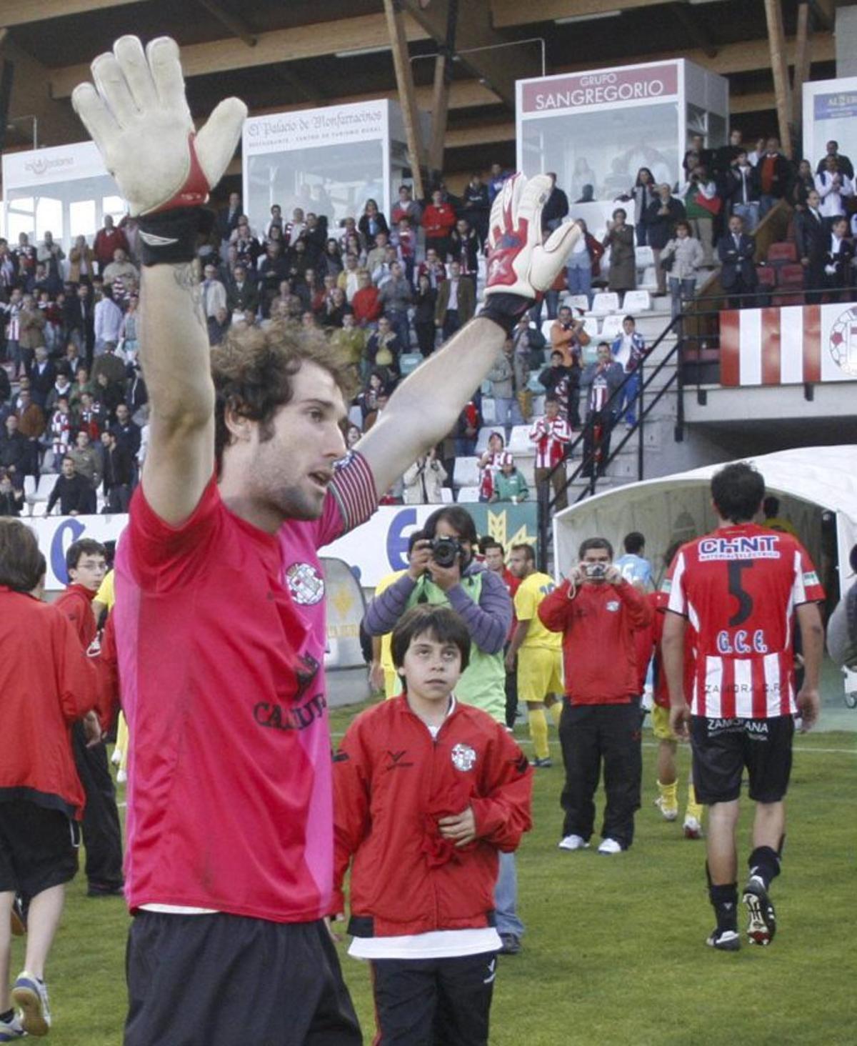 Dani se despidió del club rojiblanco. | DAVID RODRIGUEZ