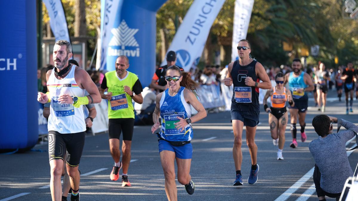 Las imágenes de la Zúrich Maratón de Málaga de 2021