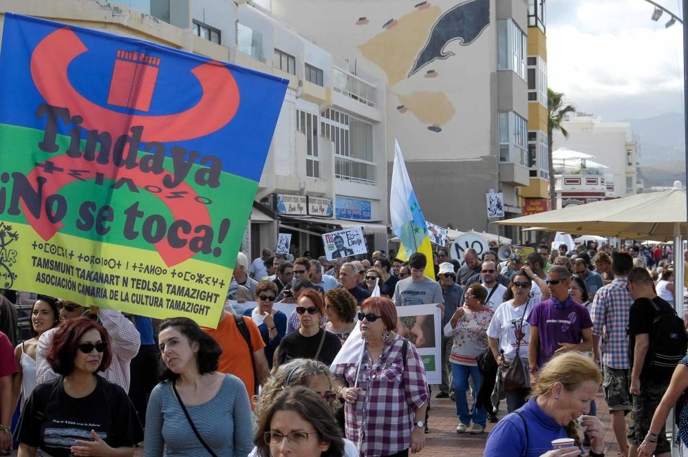 Manifestación contra el proyecto de Ley del Suelo