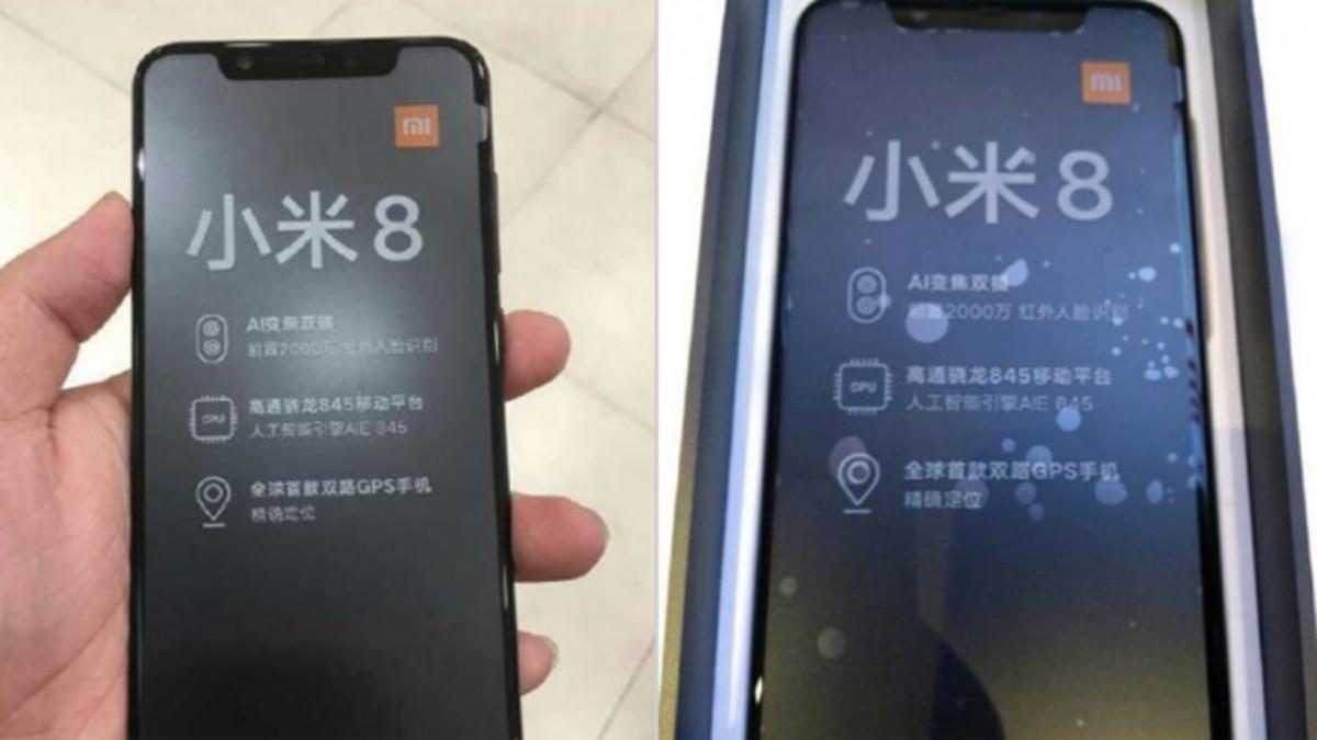 Filtrada una foto del aspecto final del Xiaomi Mi 8 a un día de su presentación