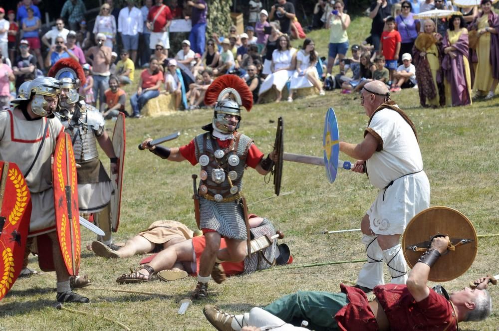 Batalla entre astures y romanos en Carabanzo