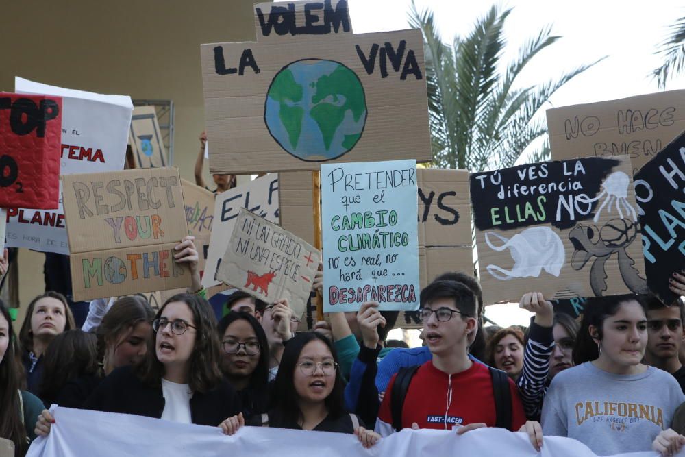 Clamor joven en Alicante contra el cambio climático