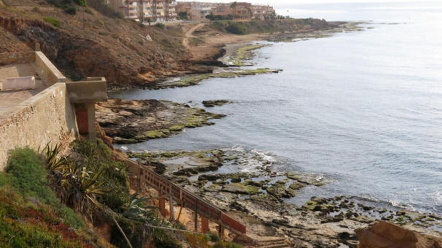 Imagen de la cala del Lobo Marino, en las cercanías de la Torre del Moro.