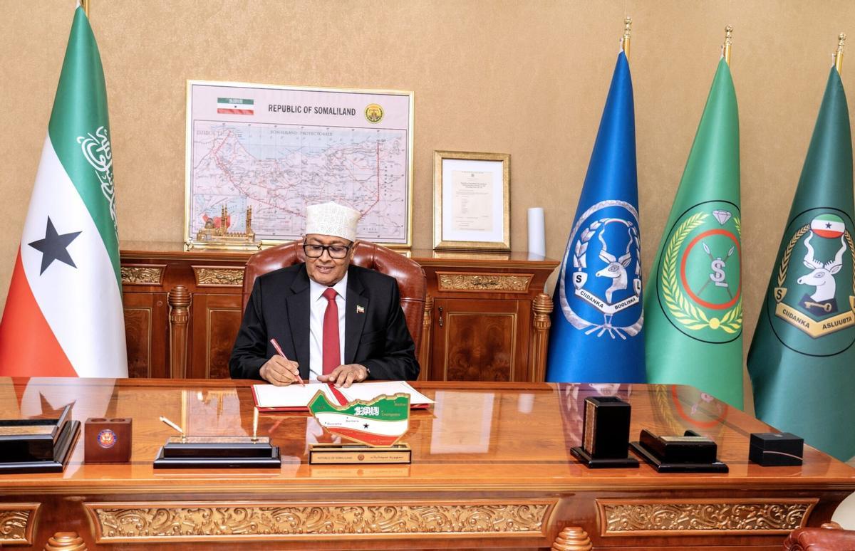 26/12/2025 El presidente de la región separatista somalí de Somalilandia, Abdirahman Mohamed Abdulahi POLITICA OFICINA DEL PRESIDENTE DE SOMALILANDIA