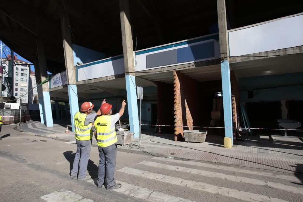 El lunes se retirará la cubierta de Balaídos