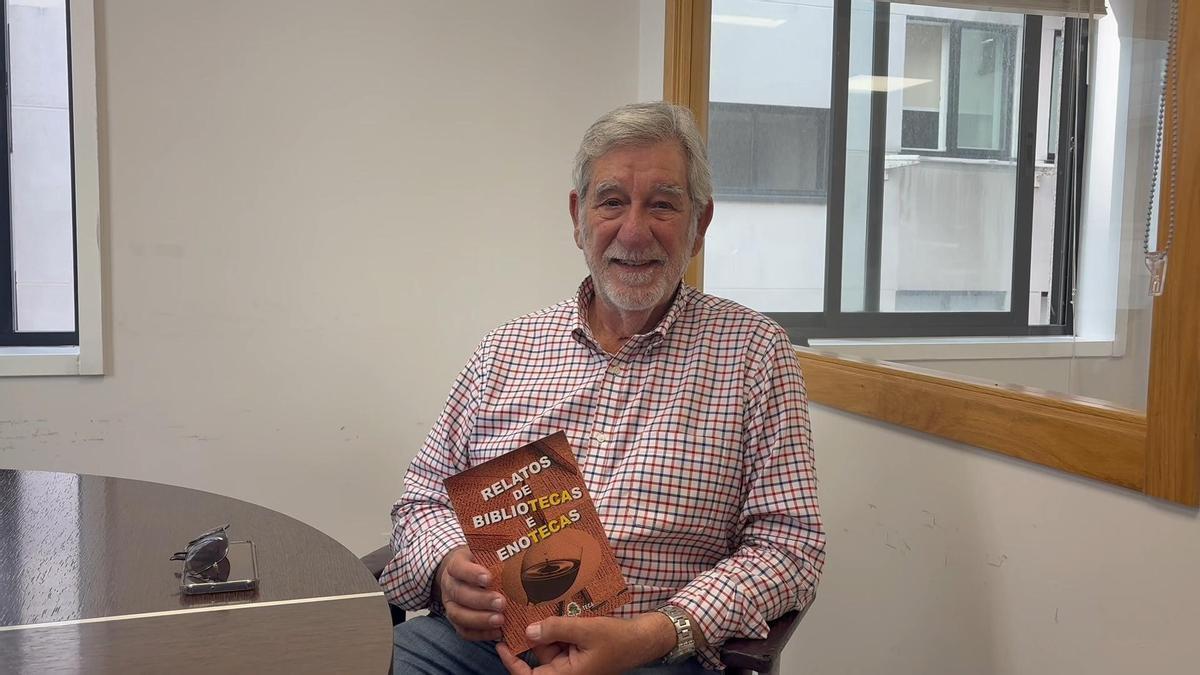 Luis Manuel Gurriarán presenta 'Relatos de bibliotecas e enotecas'