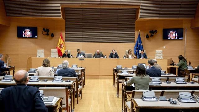 Josep Lluís Trapero comparece en la Comisión de Investigación sobre los atentados de Barcelona y Cambrils en el Congreso.
