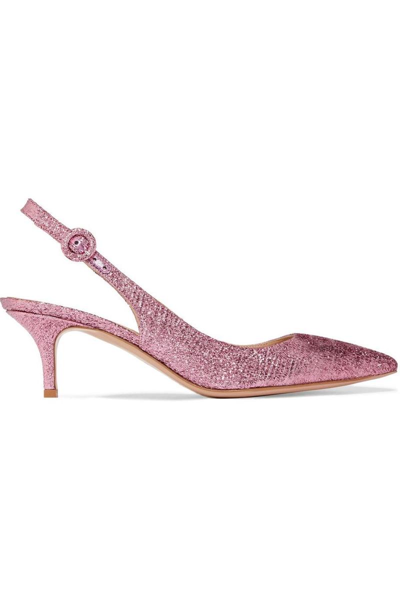 Los zapatos del verano: glitter rosa