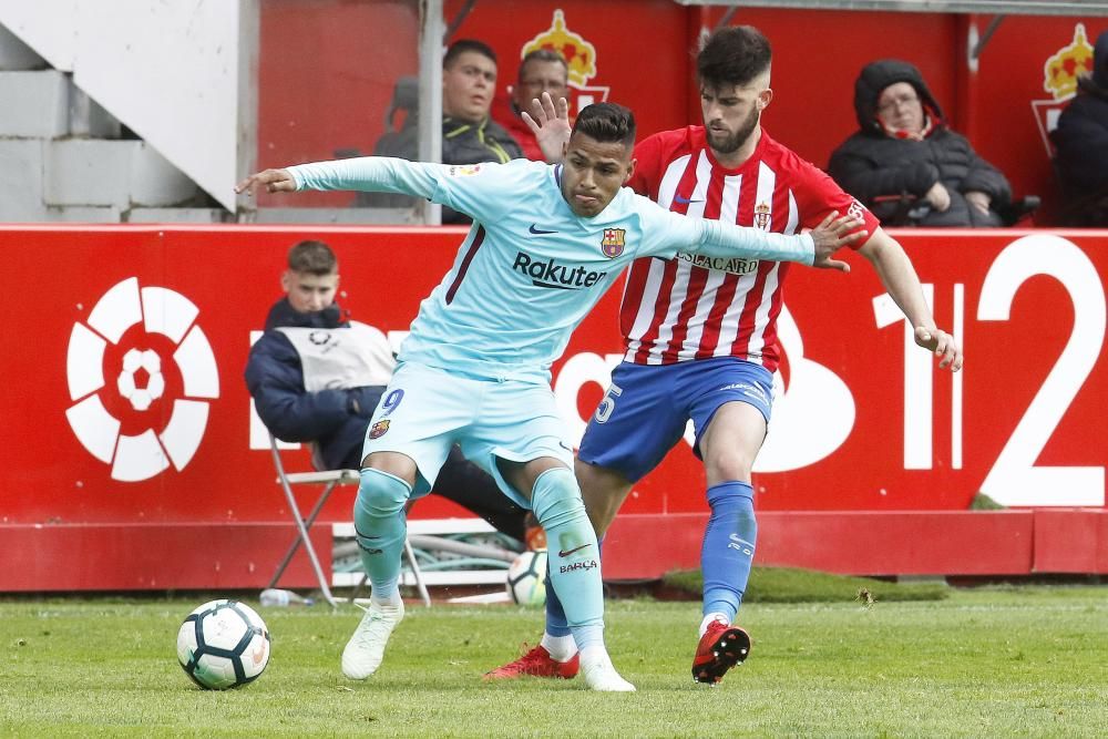 Sporting - Barclona B, en imágenes