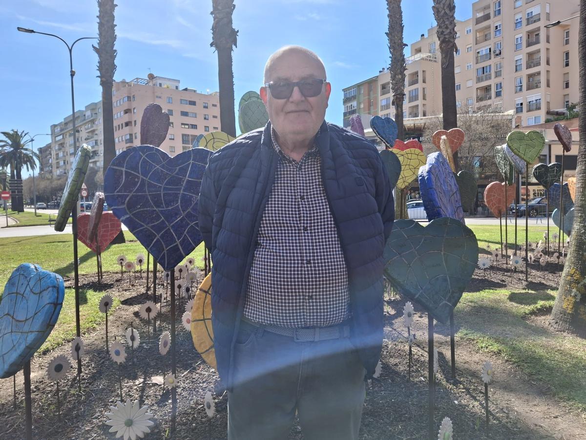 Antonio Gragera, hoy en el homenaje a las víctimas.