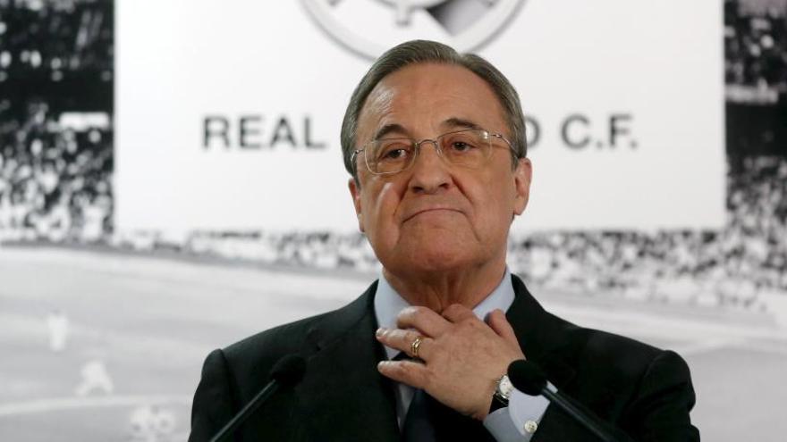 El presidente del Real Madrid, Florentino PÃ©rez.