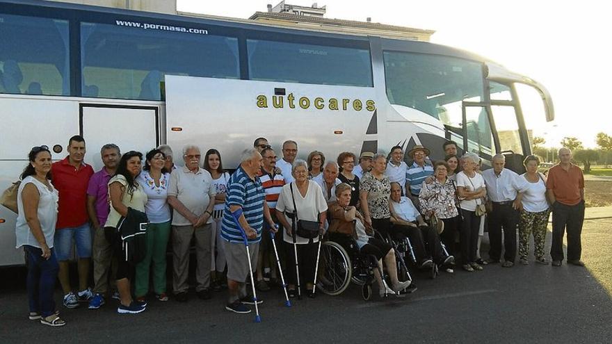 El colectivo de alzhéimer se desplaza a Chipiona