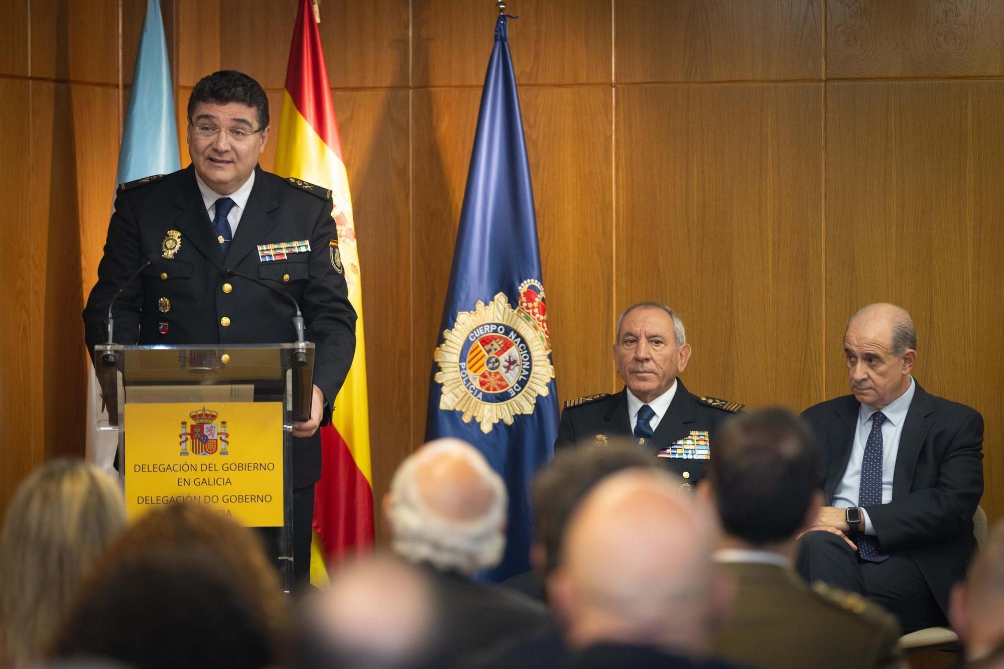 Pedro Jesús Pacheco toma posesión como nuevo jefe superior de Policía de Galicia