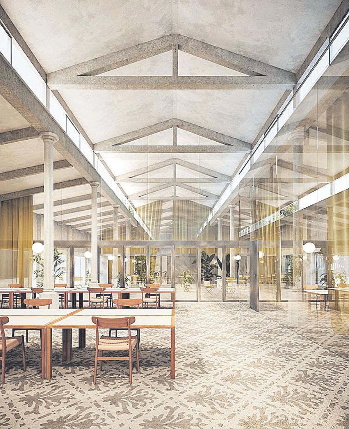 El proyecto hace un guiño a las alfombras.