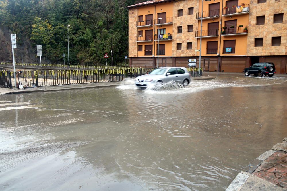 Efectes de la pluja a Ribes de Freser