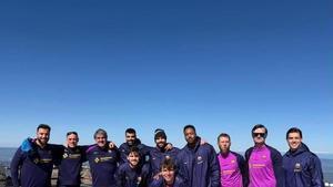 Los azulgranas subieron a Sant Jeroni