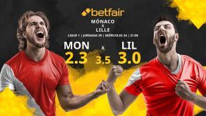 AS Mónaco vs. Lille OSC: horario, TV, estadísticas, clasificación y pronósticos