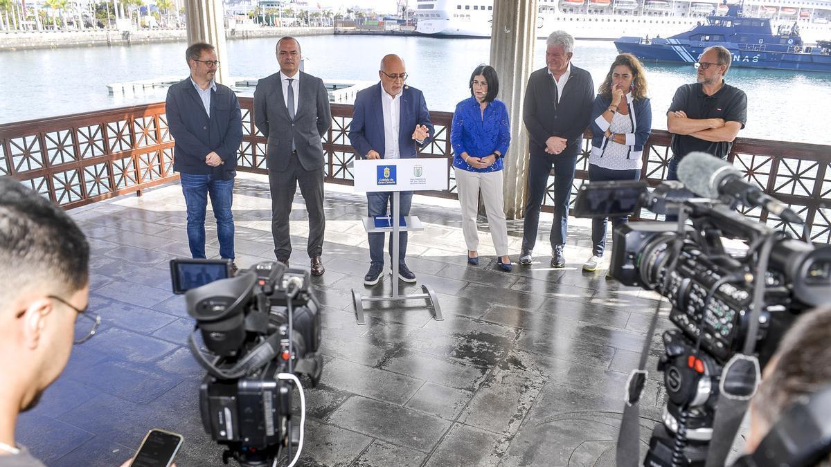 Declaración conjunta del Cabildo y Ayuntamiento de Las Palmas de Gran Canaria sobre la planta de gas