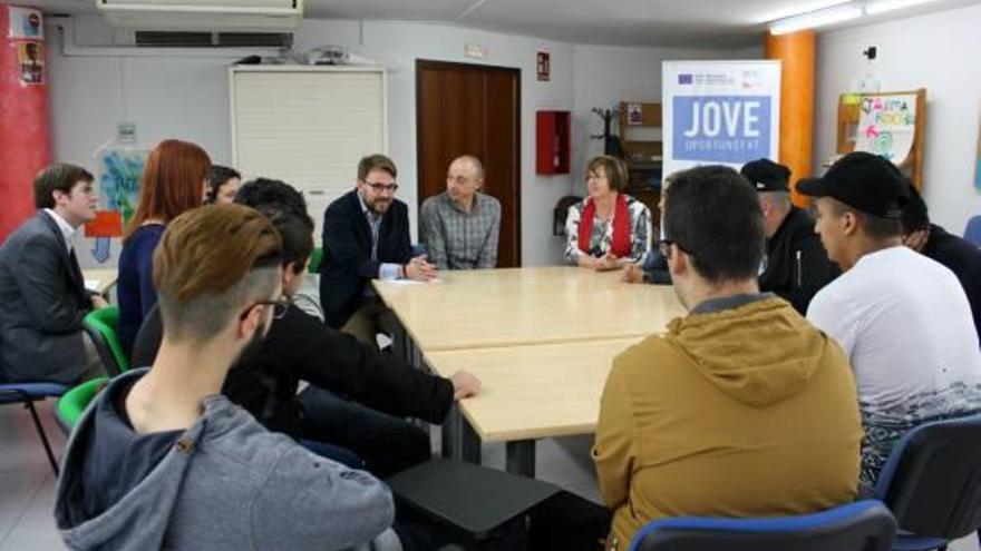 Alberto Ibáñez visita el programa Jove Oportunitat