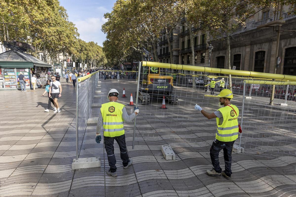 Barcelona empieza las obras de la Rambla