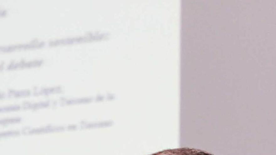 Eduardo Parra, ayer, en Gijón.