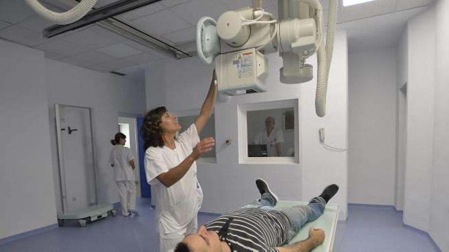 Instalaciones de Radiología en el Hospital General de Elche.