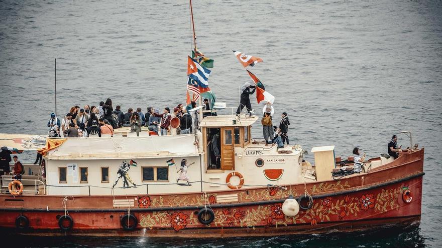 La Flotilla rumbo a Gaza denuncia haber sido interceptada por barcos de Israel
