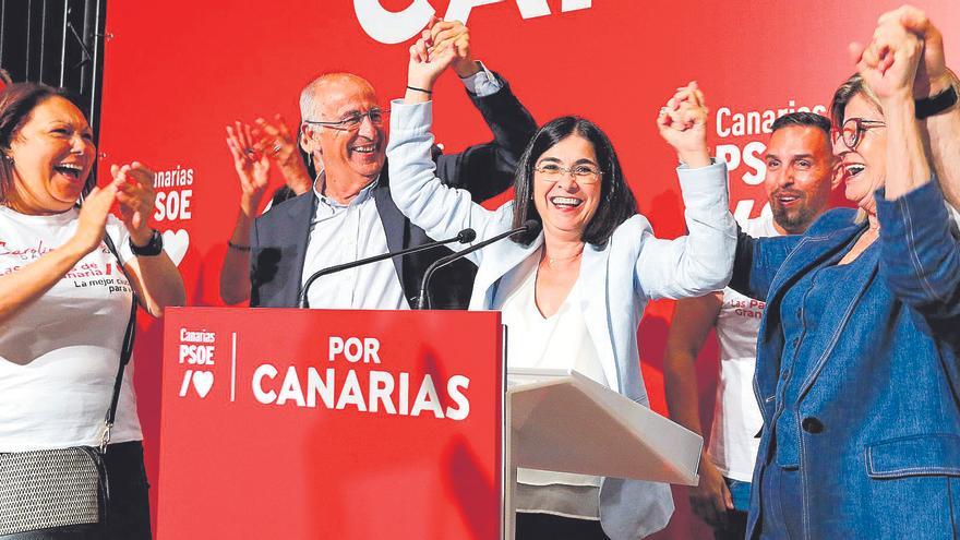 Darias consigue 11.548 votos más  que Hidalgo en la capital grancanaria
