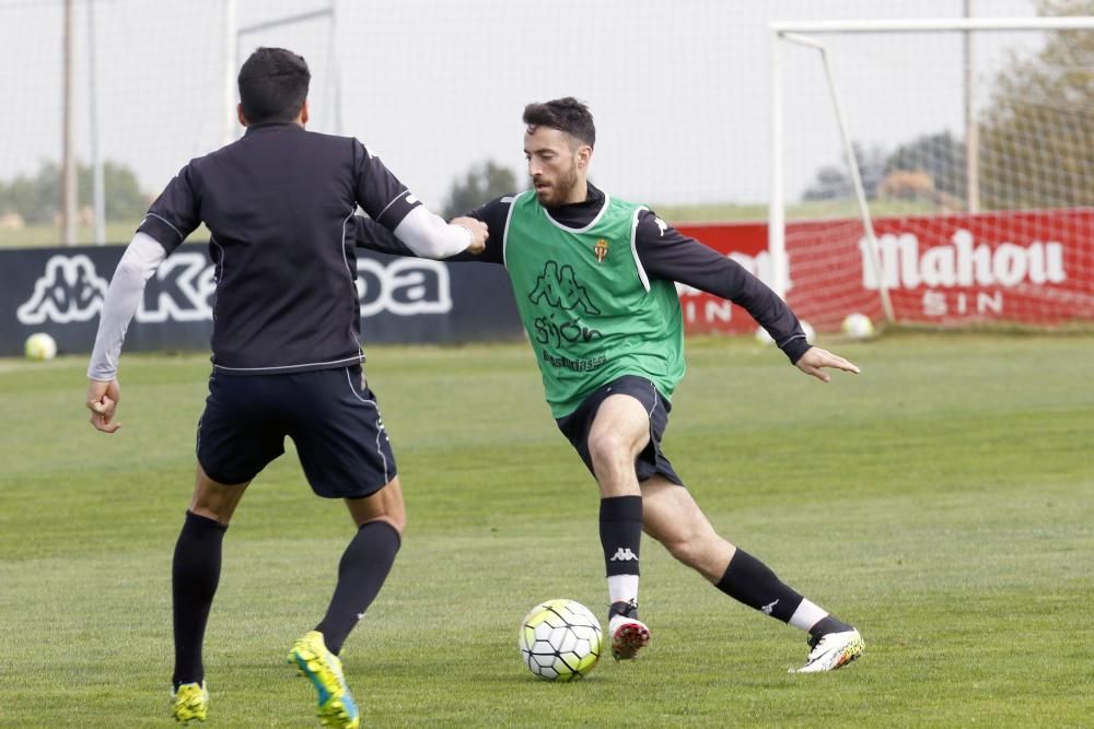 Entrenamiento del Sporting