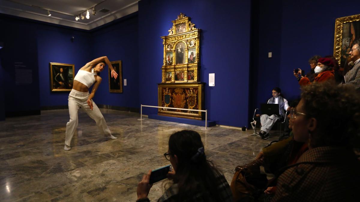 Danza en las salas del Museo de Zaragoza.