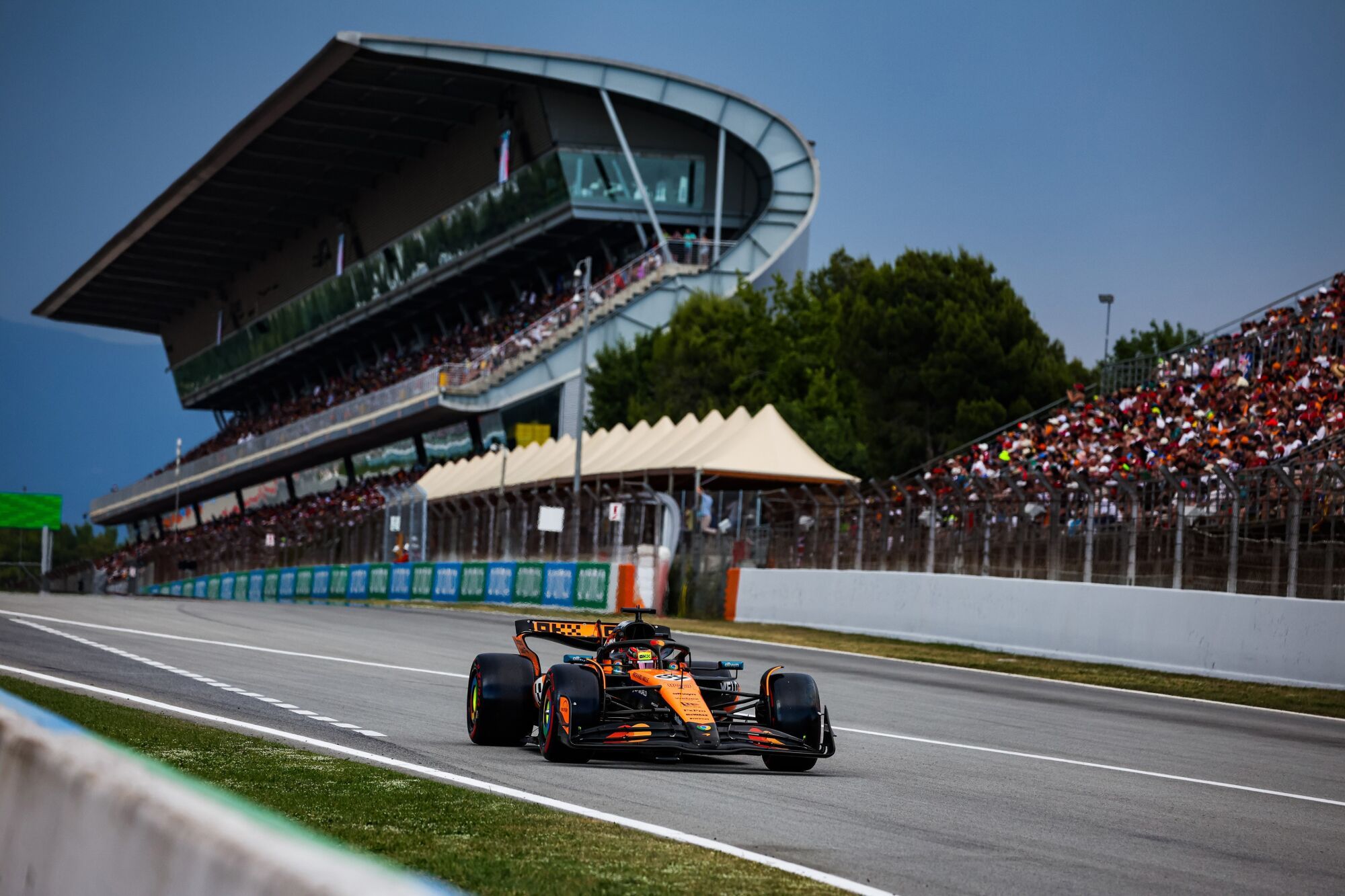 31/05/2025 81 PIASTRI Oscar (aus), McLaren F1 Team MCL39, action during the Formula 1 Aramco Gran Premio de Espana 2025, Spanish Grand Prix 2025, 9th round of the 2025 FIA Formula One World Championship from May 30 to June 1, 2025 on the Circuit de Barcelona-Catalunya, in Montmeló, Spain - Photo Florent Gooden / DPPI DEPORTES FLORENT GOODEN / DPPI Media / AFP7 / Europa Press